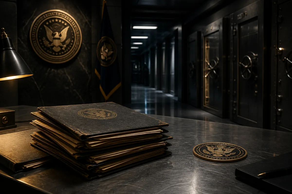 ODNI corridor with DIG UAP documents
